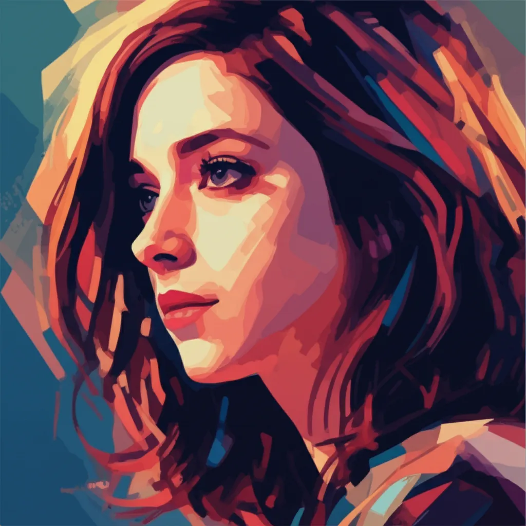 Artistic portrait of Rachel Brosnahan