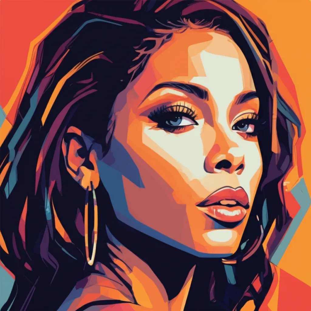 Artistic portrait of Brandy Norwood