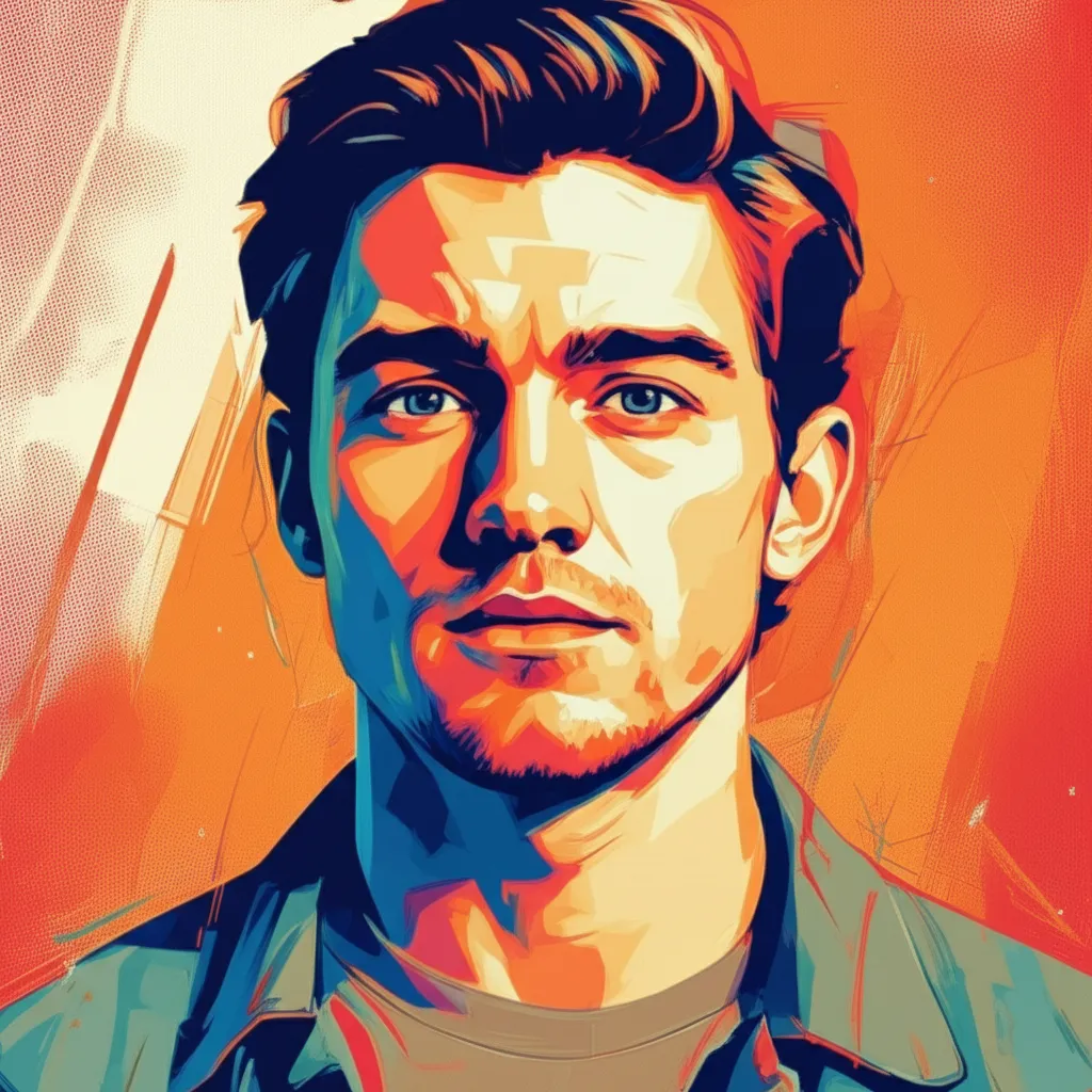 Artistic portrait of Aaron Taylor-Johnson