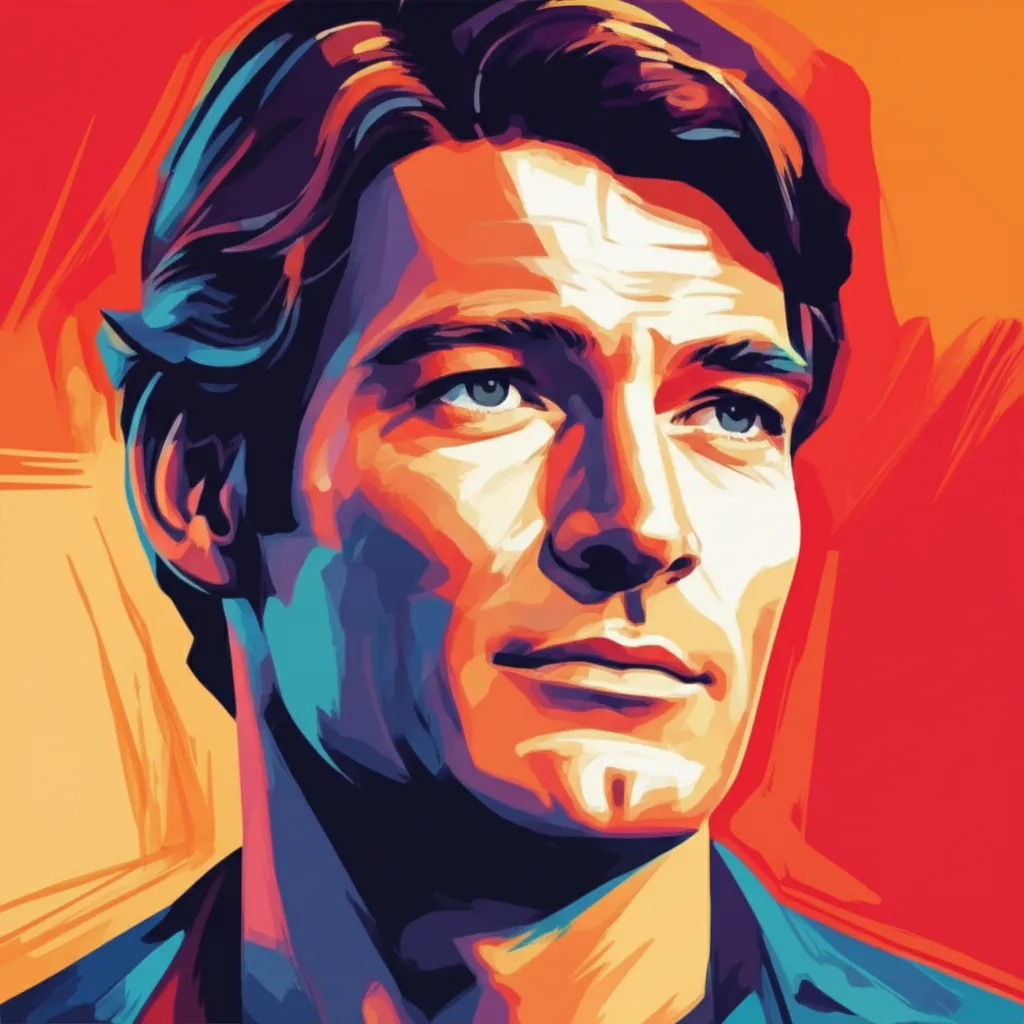 Artistic portrait of Christopher Reeve