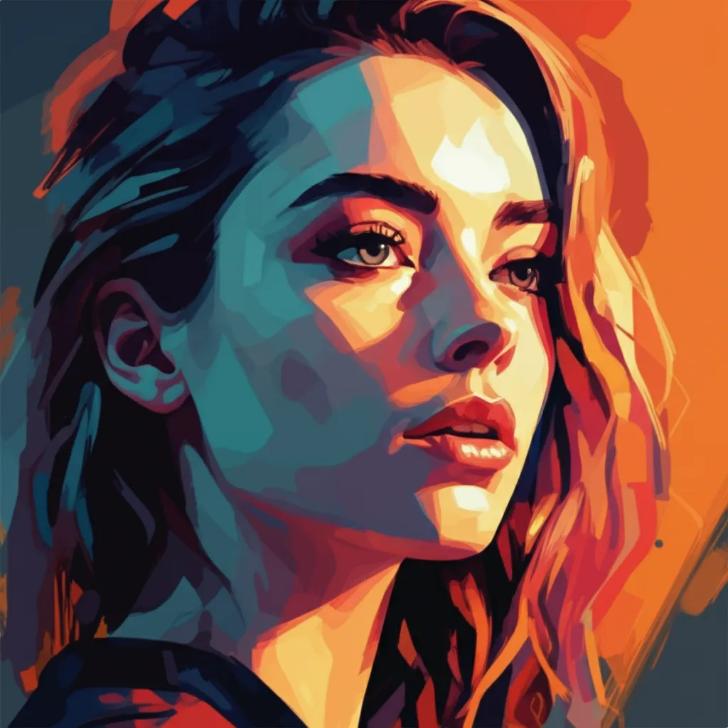 Artistic portrait of Jodie Comer