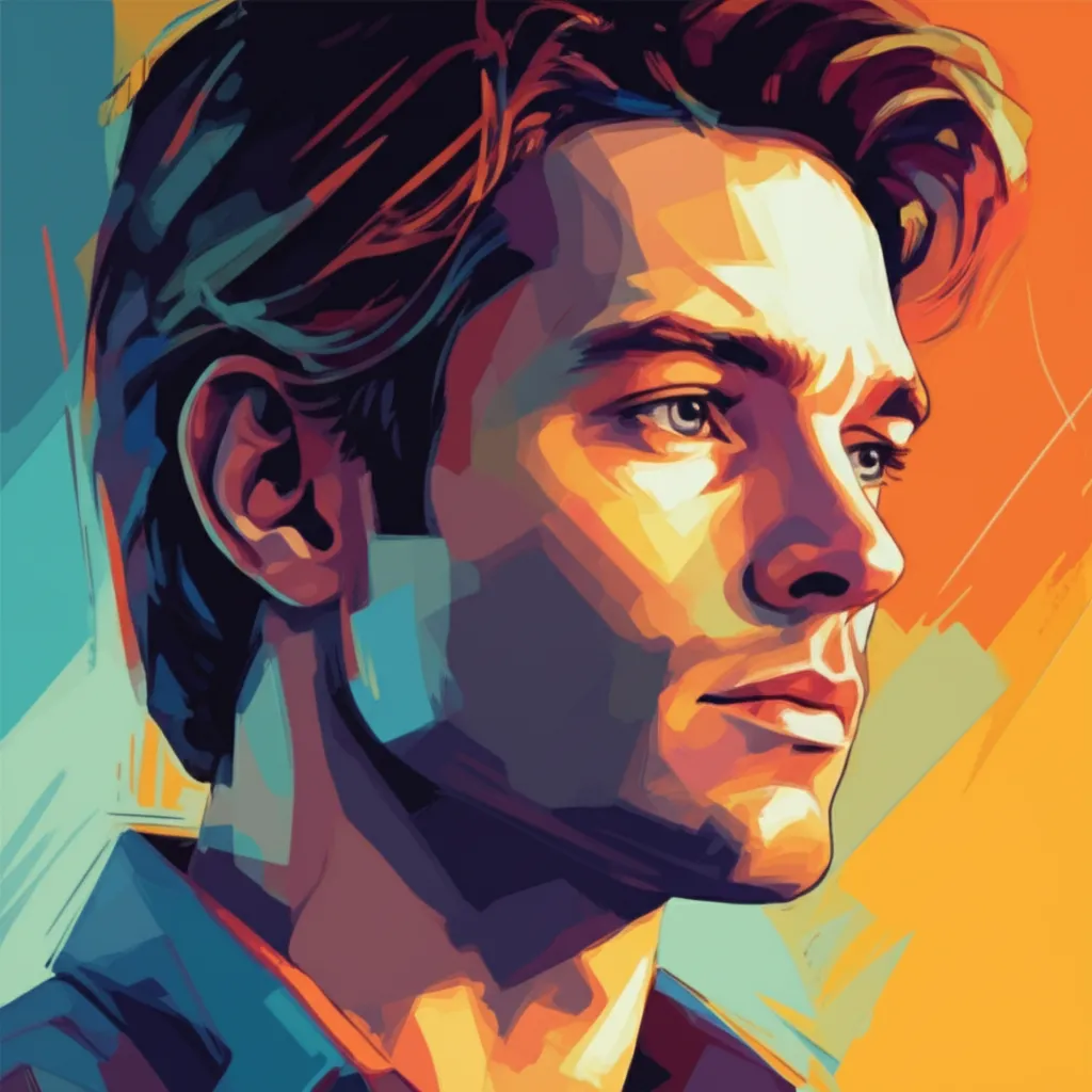 Artistic portrait of Brandon Routh