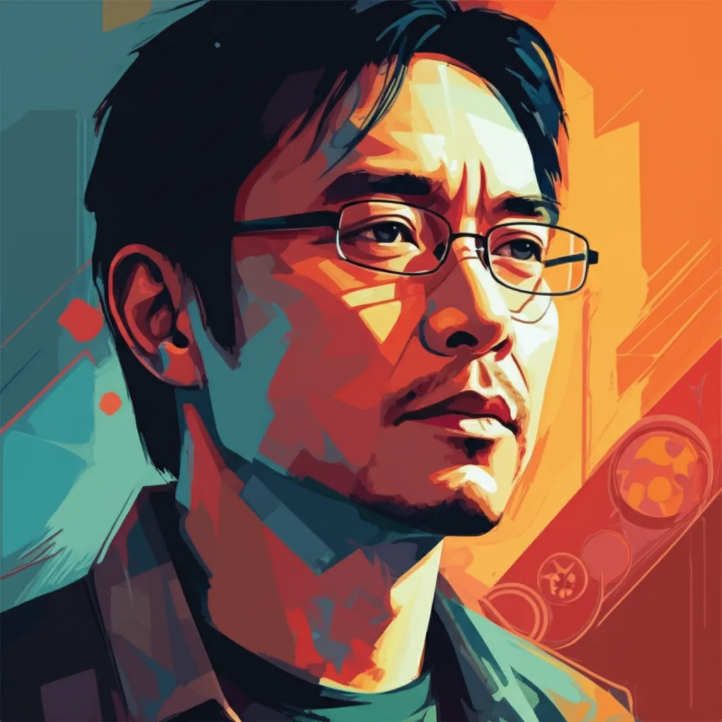 Artistic portrait of James Wong