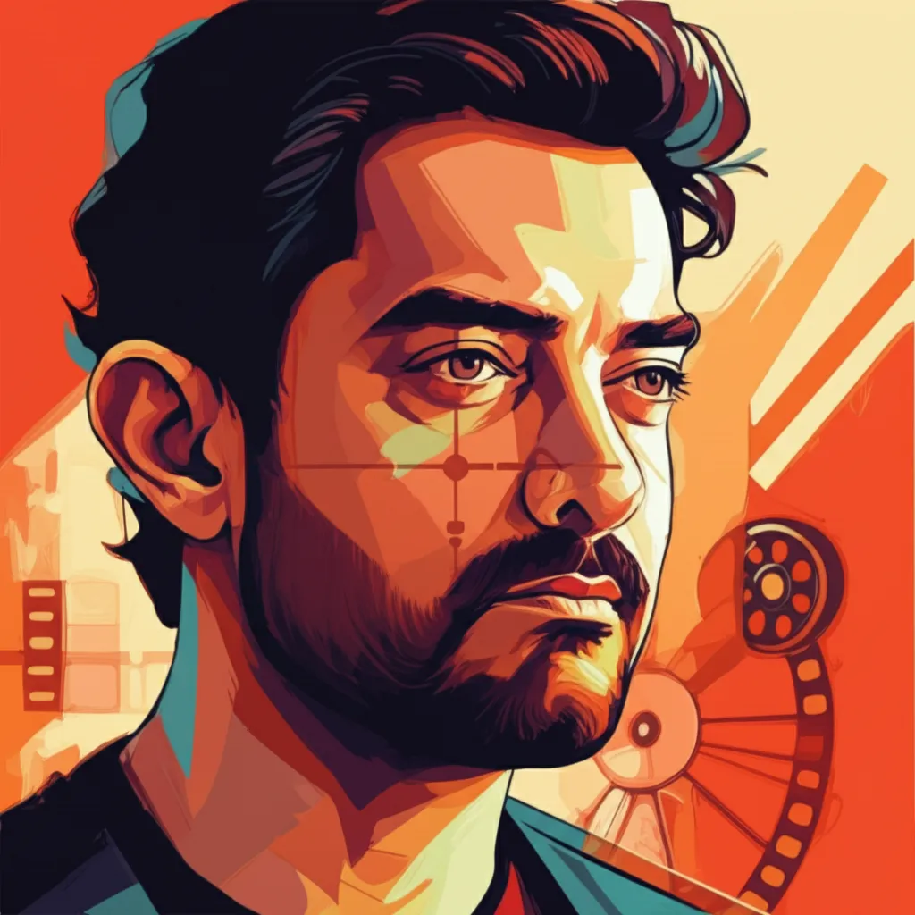 Portrait of Aamir Khan