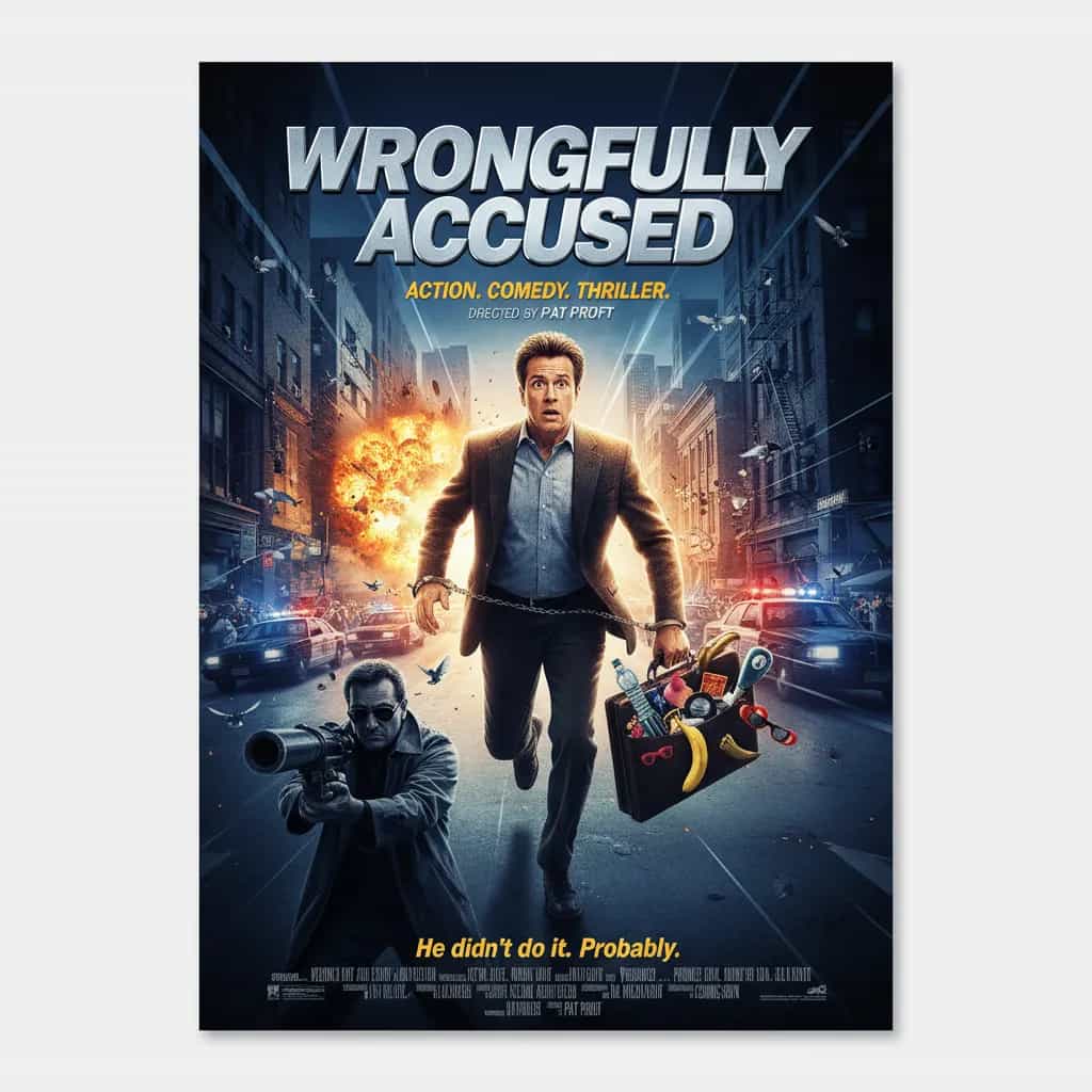 Poster for Wrongfully Accused