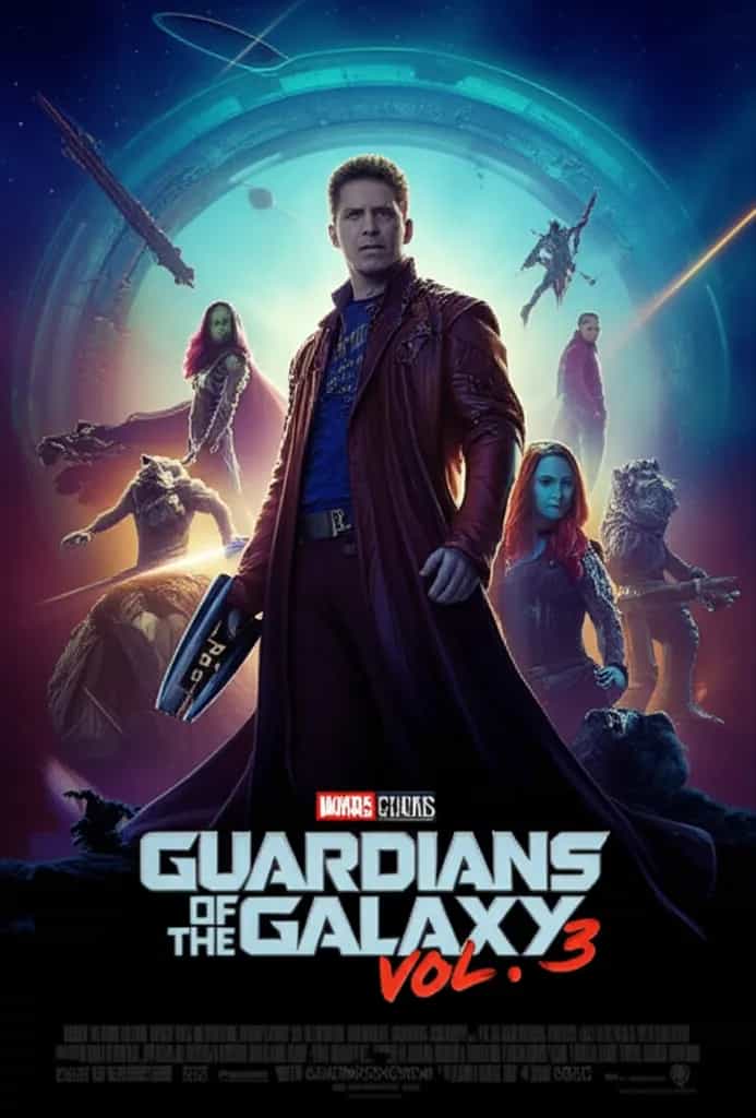 Poster for Guardians of the Galaxy Vol. 3